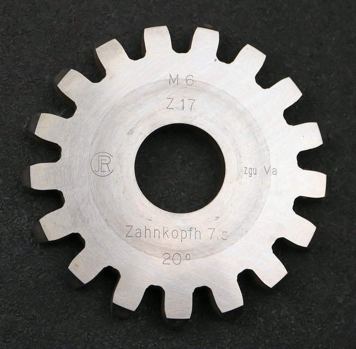 Bild des Artikels Scheibenschneidrad-m=6mm-EGW-20°-Z=17-Ø111x13xØ1-1/4"-Zahnkopfhöhe-7,5