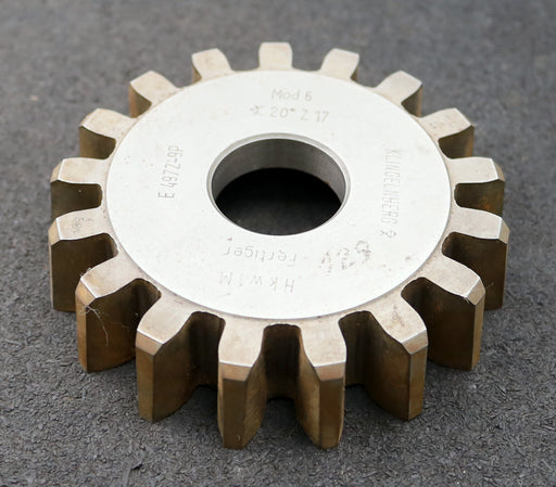 Bild des Artikels KLINGELNBERG-Scheibenschneidrad-m=6mm-EGW-20°-Z=17-Hkw1M-Ø114x27xØ1-1/4"