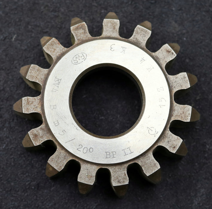 Bild des Artikels PWS-Scheibenschneidrad-m=5mm-EGW-20°-Z=15-BP-II-Ø89x23xØ1-1/4"-gebraucht