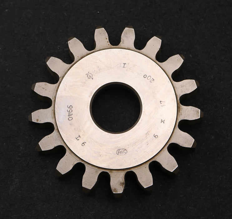Bild des Artikels PWS-Scheibenschneidrad-gear-shaper-m=6mm-EGW-20°-Z=17-BP-II-Ø114x19xØ1-1/4"