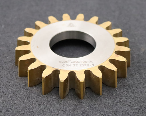 Bild des Artikels TOS-Scheibenschneidrad-gear-shaper-m=-5mm-EGW-20°-Z=-20-Ø113x21xØ1-3/4"