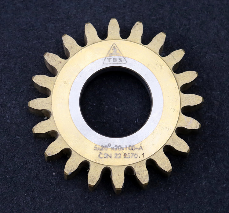 Bild des Artikels TOS-Scheibenschneidrad-gear-shaper-m=-5mm-EGW-20°-Z=-20-Ø114x24xØ1-3/4"