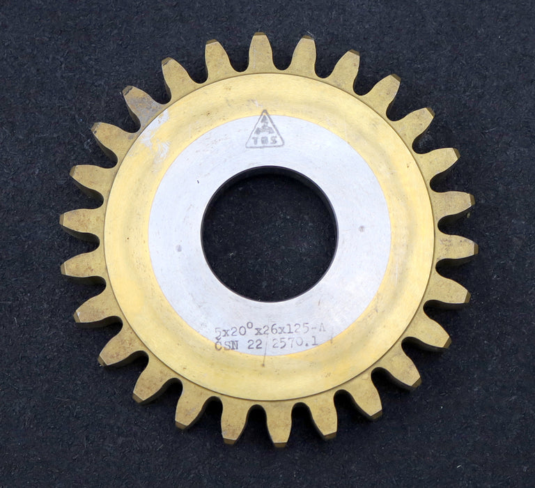 Bild des Artikels TOS-Scheibenschneidrad-gear-shaper-m=-5mm-EGW-20°-Z=-26-Ø143x21xØ1-3/4"