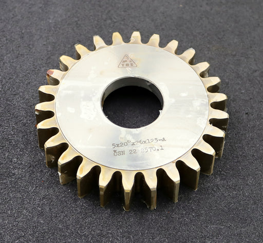 Bild des Artikels TOS-Scheibenschneidrad-gear-shaper-m=-5mm-EGW-20°-Z=-26-Ø144x29xØ1-3/4"