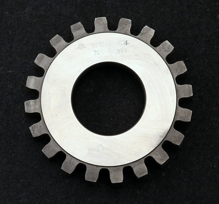Bild des Artikels NACISTO-Scheibenschneidrad-gear-shaper-m=5mm-EGW-20°-Z=20-Ø106x18xØ1-3/4"
