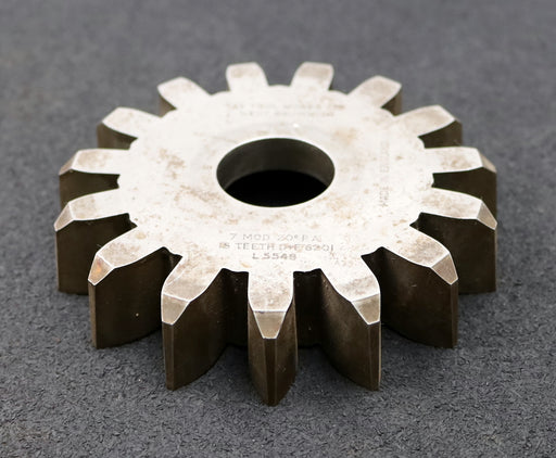 Bild des Artikels TAY-TOOL-WORKS-LTD-Scheibenschneidrad-gear-shaper-m=-7mm-EGW-20°-Z=-15