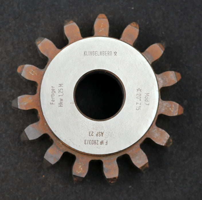 Bild des Artikels KLINGELNBERG-Glockenschneidrad-gear-shaper-m=-7mm-EGW-20°-Z=-15-hkw=-1,25m