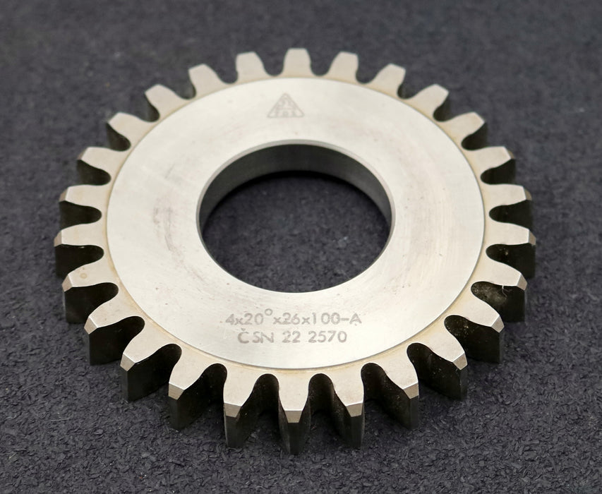 Bild des Artikels TOS-Scheibenschneidrad-gear-shaper-m=4mm-EGW-20°-Z=26-Ø114x14xØ1-3/4"-Qualität-A