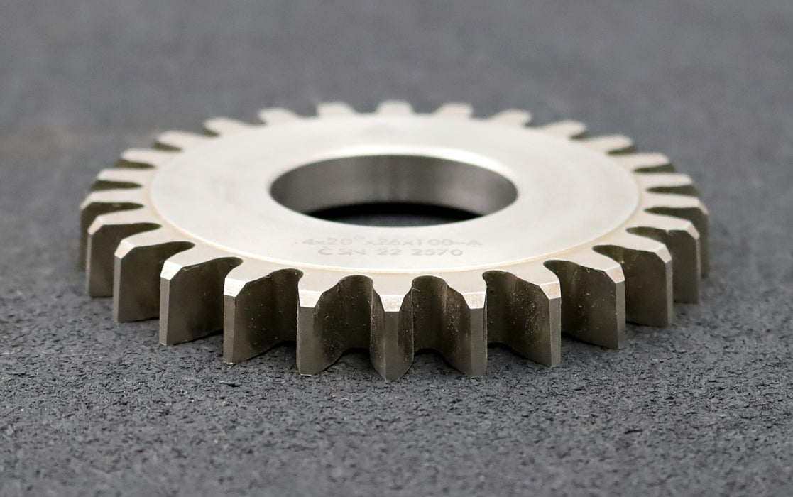 Bild des Artikels TOS-Scheibenschneidrad-gear-shaper-m=4mm-EGW-20°-Z=26-Ø114x14xØ1-3/4"-Qualität-A