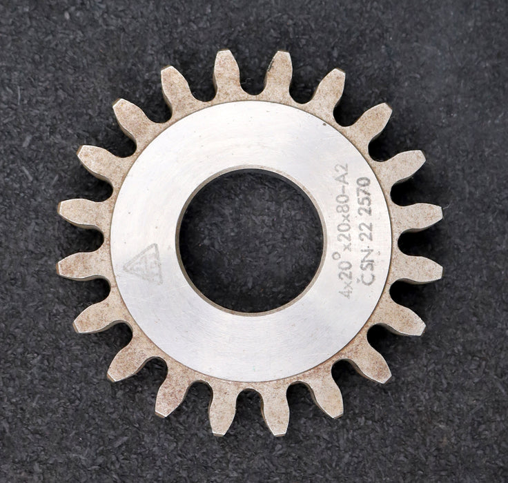 Bild des Artikels TOS-Scheibenschneidrad-gear-shaper-m=4mm-EGW-20°-Z=20-Ø88x11xØ1-1/4"-gebraucht
