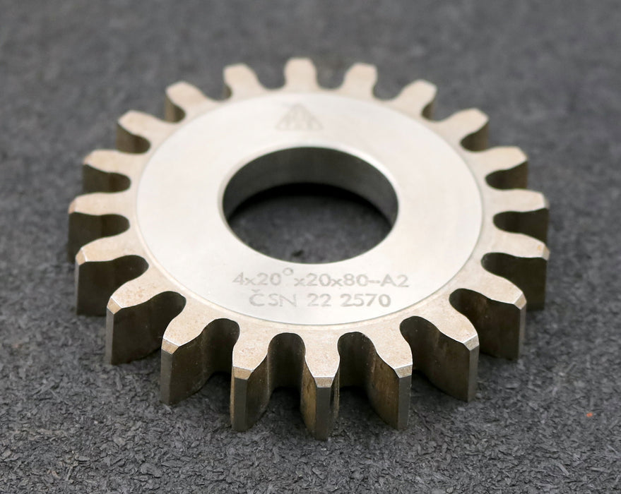 Bild des Artikels TOS-Scheibenschneidrad-gear-shaper-m=4mm-EGW-20°-Z=20-Ø88x14xØ1-1/4"-Qualität-A
