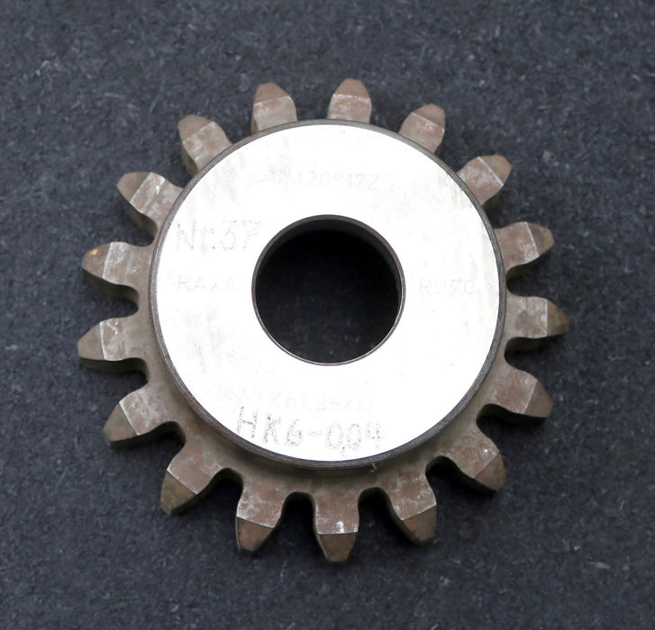 Bild des Artikels RAXA-Scheibenschneidrad-gear-shaper-m=-6mm-EGW-20°-Z=-17-Kh-1,25xm-RG70