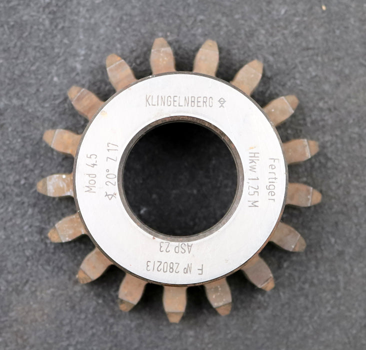 Bild des Artikels KLINGELNBERG-Scheibenschneidrad-m=-4,5mm-EGW-20°-Z=17-Hkw-1,25m-Ø86x36xØ1-1/4"