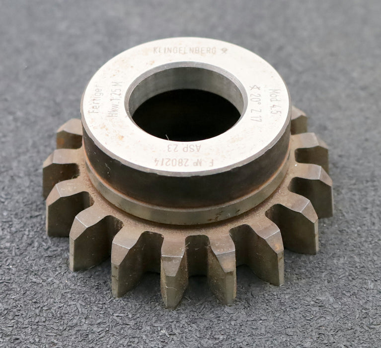 Bild des Artikels KLINGELNBERG-Scheibenschneidrad-gear-shaper-m=-4,5mm-EGW-20°-Z=17-Hkw-1,25m