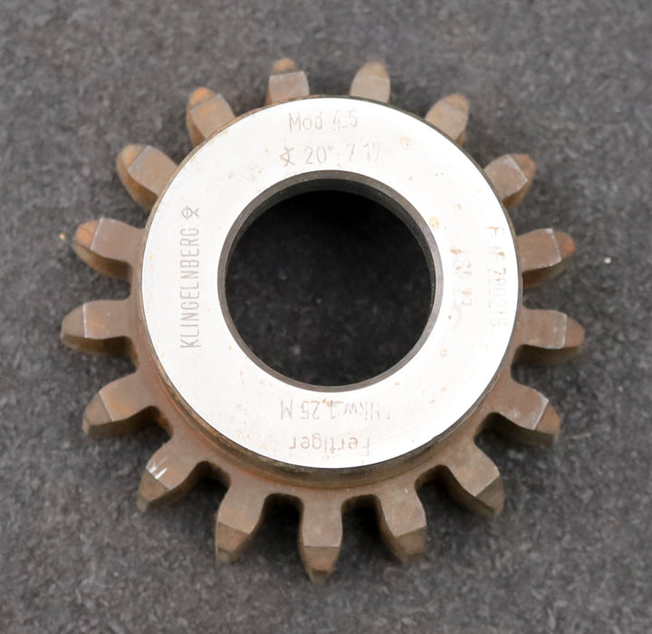 Bild des Artikels KLINGELNBERG-Scheibenschneidrad-gear-shaper-m=-4,5mm-EGW-20°-Z=17-Ø87x37xØ1-1/4"