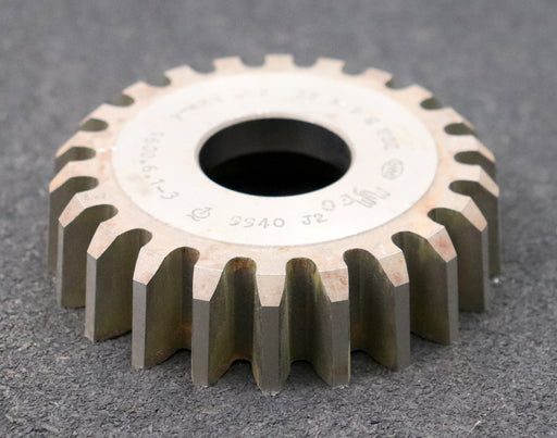 Bild des Artikels PWS-Scheibenschneidrad-gear-shaper-m=-4mm-EGW-20°-Z=-22-hkw-4-Ø96x24xØ1-1/4"