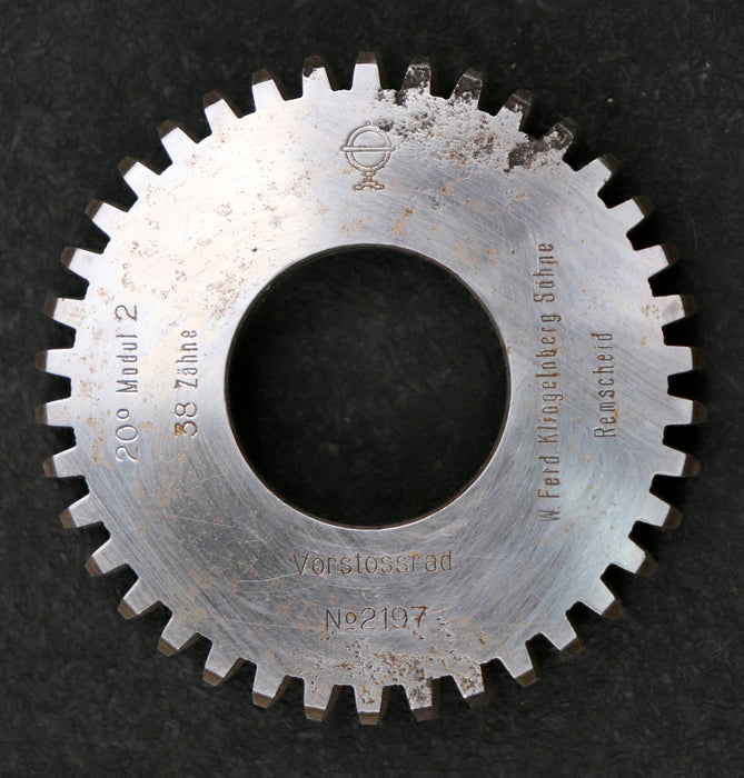 Bild des Artikels KLINGELNBERG-Scheibenschneidrad-gear-shaper-m=-2mm-EGW-20°-Z=-38-Ø80x16xØ1-1/4"