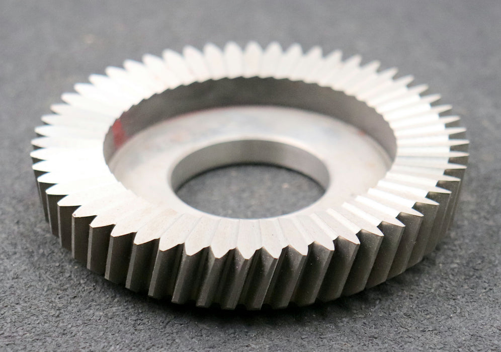 Bild des Artikels PWS-Scheibenschneidrad---Treppenschliff-m=-2mm-EGW-20°-Z=-54-Ø118x24xØ1-3/4"