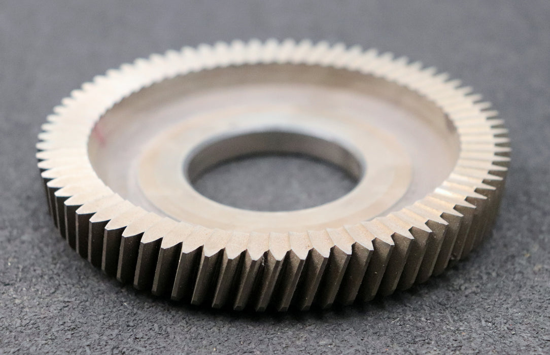 Bild des Artikels LORENZ-Scheibenschneidrad-Treppenschliff-m=-1,5mm-EGW-20°-Z=-72-Ø117x18xØ1-3/4"