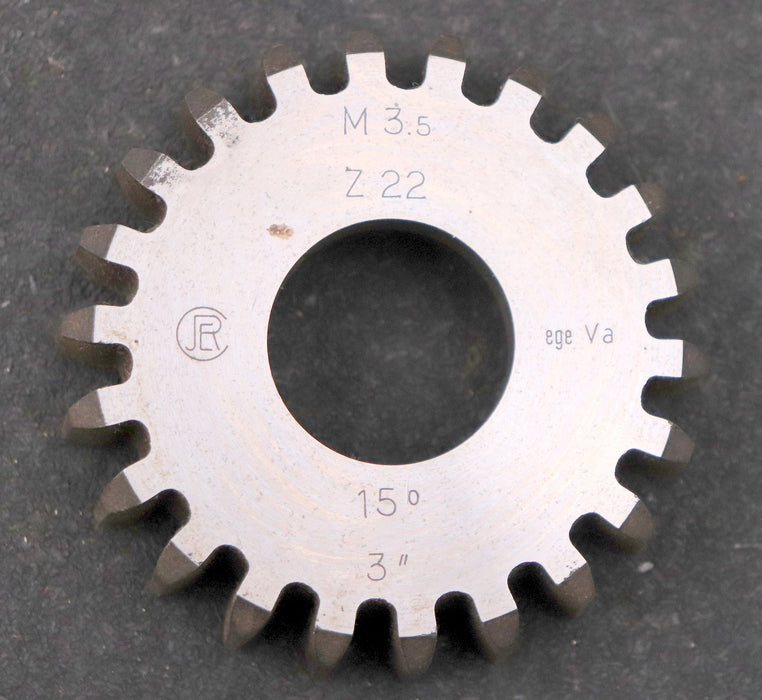 Bild des Artikels KÖLLMANN-Scheibenschneidrad-gear-shaper-m=-3,5mm-EGW-15°-Z=-22-Ø87x23xØ1-1/4"