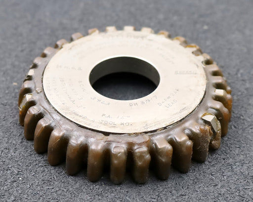 Bild des Artikels FELLOWS-Scheibenschneidrad-gear-shaper-m=-3mm-EGW-15°-Z=-30-ß=-H.A.=-3°-HSS