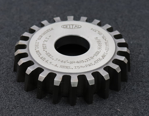 Bild des Artikels DELTAL-Scheibenschneidrad-m=-4,5mm-EGW-15°-Z=-22-Fertigschneider-ß=-3°44'