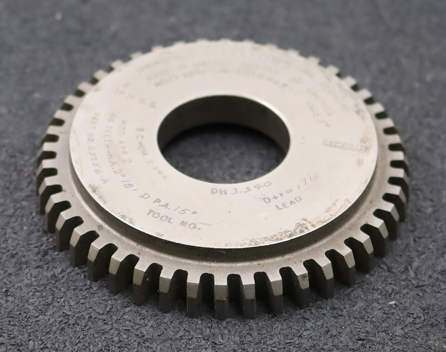 Bild des Artikels FELLOWS-Scheibenschneidrad-gear-shaper-m=-2mm-EGW-15°-Z=-44-ß=-H.A.=-2°18'