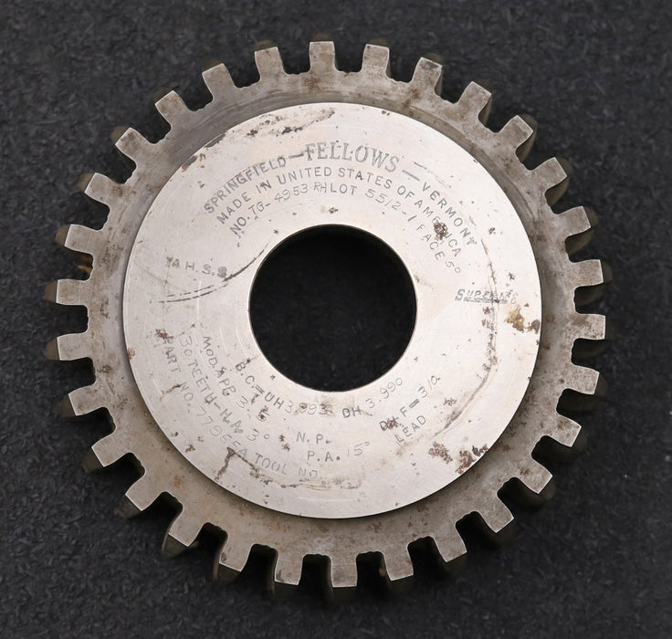 Bild des Artikels FELLOWS-Scheibenschneidrad-gear-shaper-m=-3,5mm-EGW-15°-Z=-30-ß=-H.A.=-3°