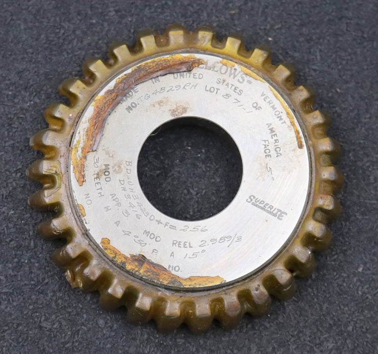 Bild des Artikels FELLOWS-Scheibenschneidrad-gear-shaper-m=-3mm-EGW-15°-Z=-30-Ø95x16xØ1-1/4"