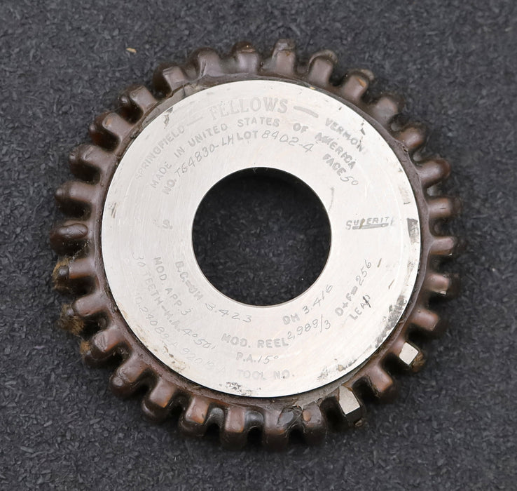Bild des Artikels FELLOWS-Scheibenschneidrad-gear-shaper-m=-3mm-EGW-15°-Z=-30-B.D.=-3,423mm
