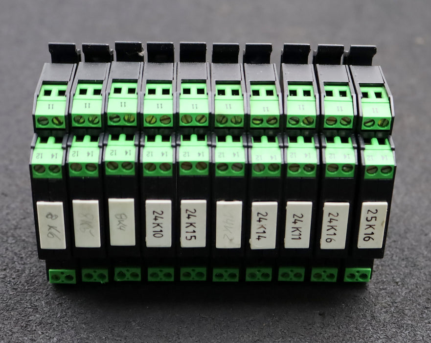 Bild des Artikels MURRELEKTRONIK-10x-Relaismodul-Art.-No.-51120-Input:-24VDC-26mA-gebraucht