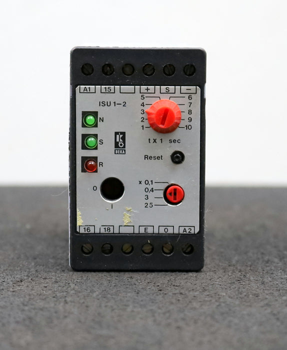 Bild des Artikels BEKA-Integriertes-Steuergerät-ISU-1-2-0,1-250sec-U=-24V-Irel=-3A-gebraucht