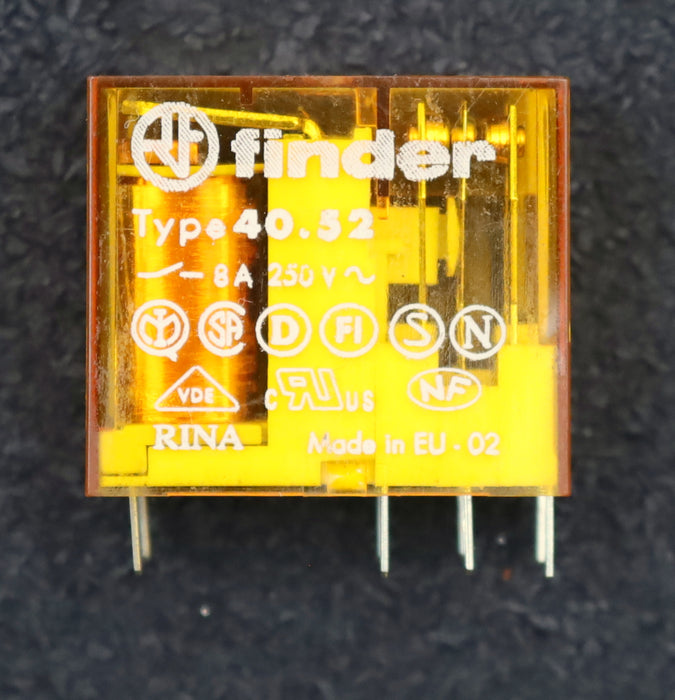 Bild des Artikels FINDER-6x-Printrelais-Type-40.52-24VDC-8A-250VAC-gebraucht