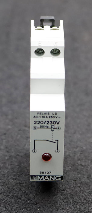 Bild des Artikels MANG-Relais-Reference-058107-10A-220/230V-50Hz-unbenutzt-in-OVP