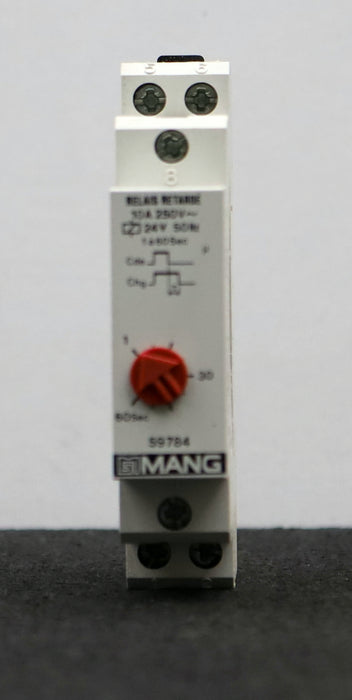 Bild des Artikels MANG-Relais-Reference-059784-10A-250VAC-24VDC-50Hz-unbenutzt-in-OVP