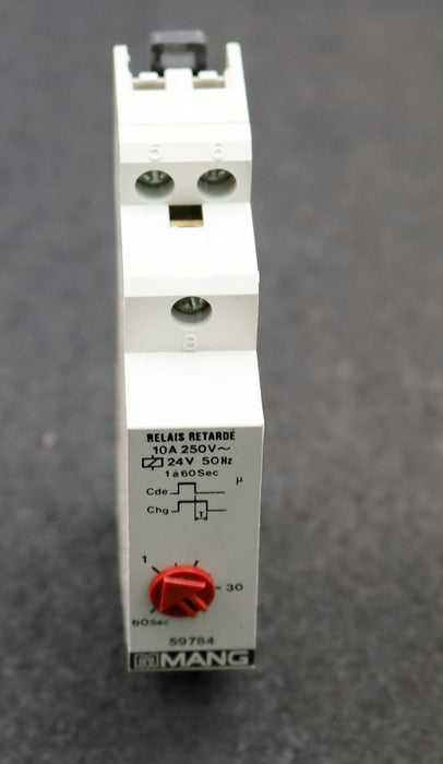 Bild des Artikels MANG-Relais-Reference-059784-10A-250VAC-24VDC-50Hz-unbenutzt-in-OVP
