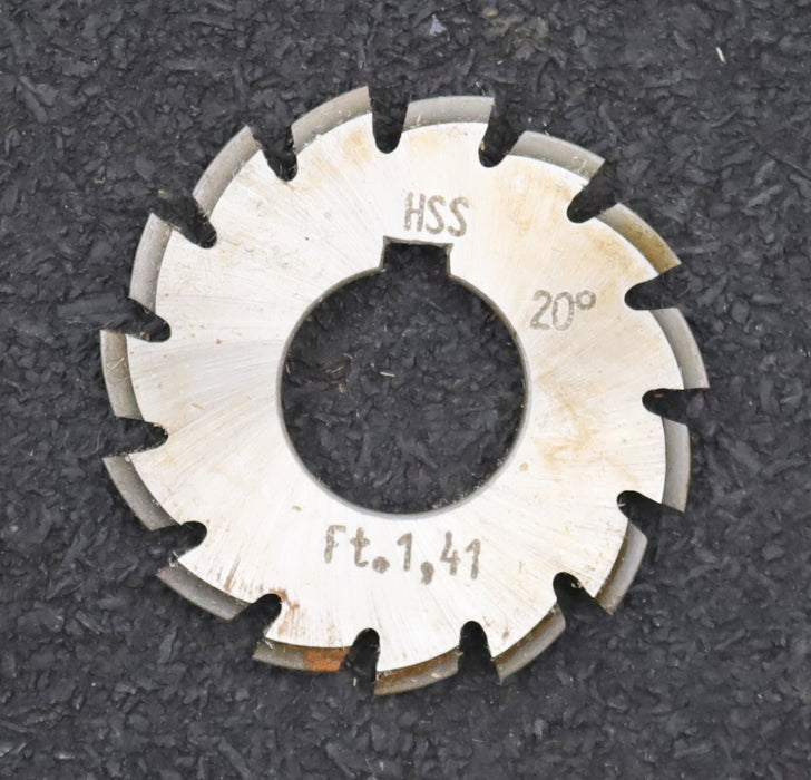 Bild des Artikels DOLD-Zahnformfräser-gear-profile-cutter-m=-0,65mm-No.-3-Z=-17-20-EGW-20°-mit-LNK