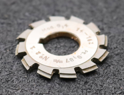 Bild des Artikels DOLD-Zahnformfräser-m=-0,4mm-No.-2-für-Z=-14-16-EGW-15°-gear-profile-cutter