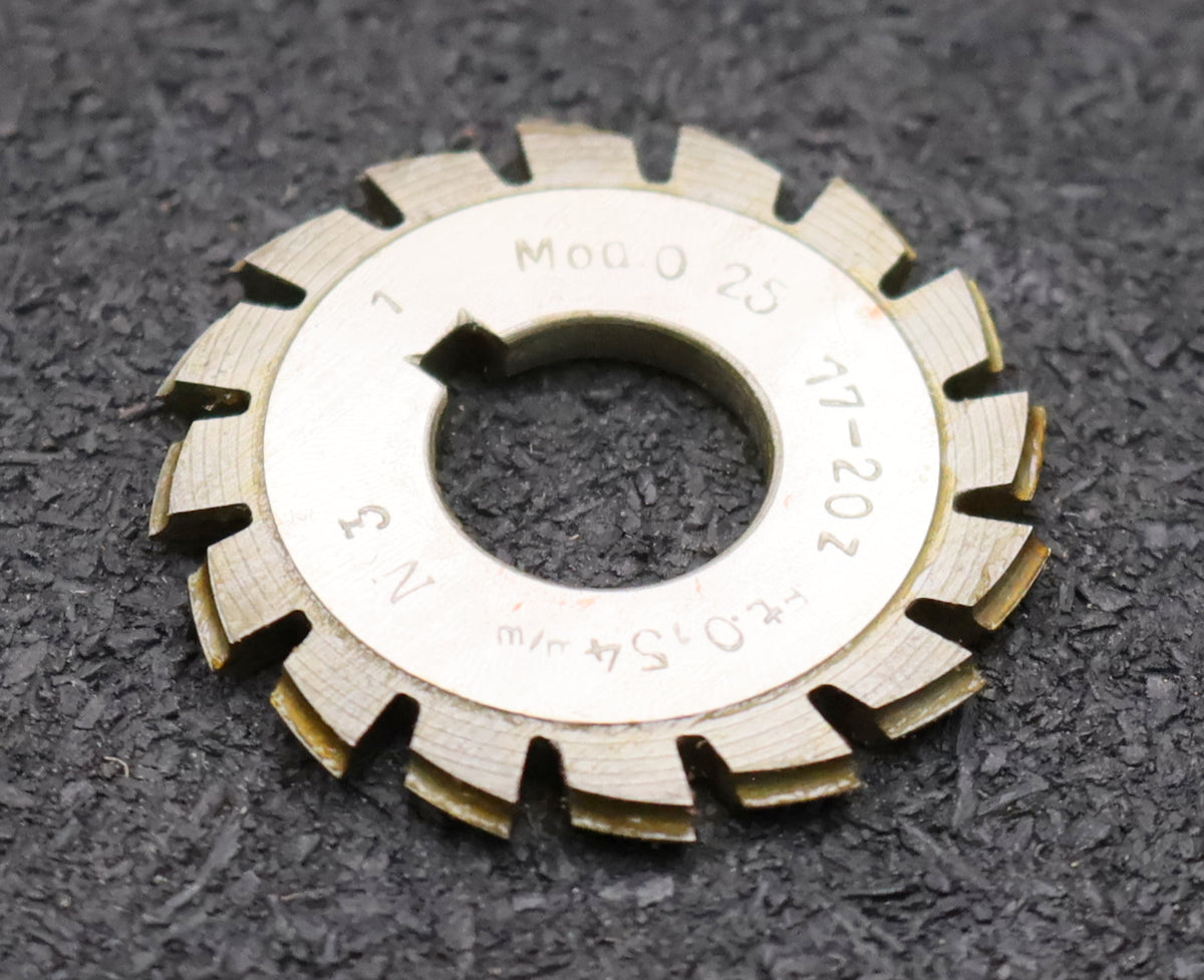 DOLD Zahnformfräser m= 0,5mm No. 4 für Z= 21-25 EGW 20° gear profile cutter Nutenfräser Restnutzbreite 6mm DOLD Zahnformfräser m= 0,5mm No. 4 für Z= 21-25 EGW 20° gear profile cutter Nutenfräser Restnutzbreite 6mm