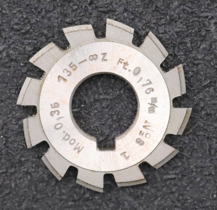 Bild des Artikels DOLD-Zahnformfräser-m=-0,35mm-No-8-für-Z=-135-00-EGW-20°-LKN-gear-profile-cutter