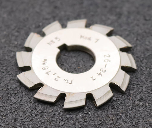 Bild des Artikels DOLD-Zahnformfräser-m=-1mm-No.-5-für-Z=-26-34-EGW-15°-gear-profile-cutter