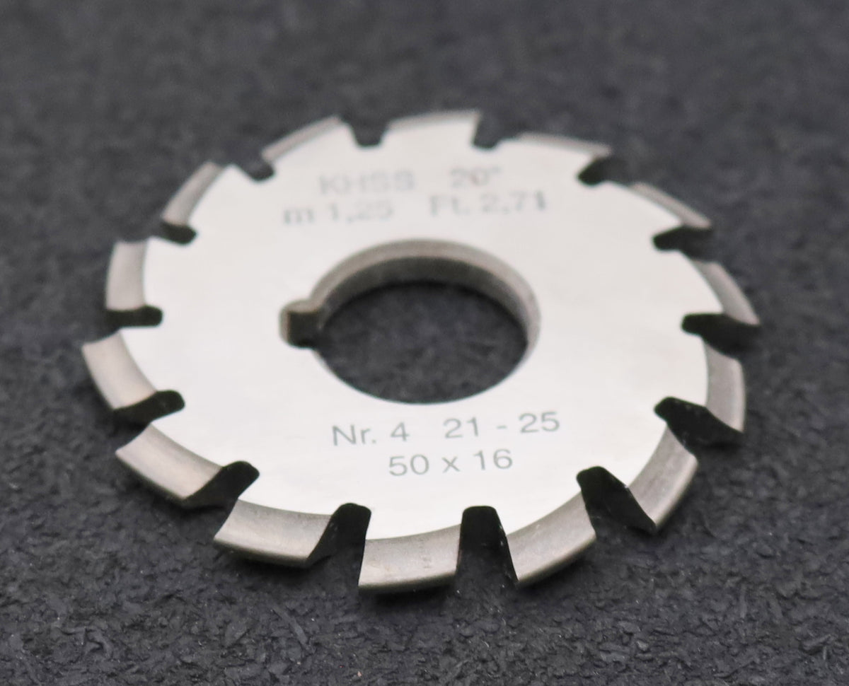 DOLD Zahnformfräser m= 0,6mm No. 3 für Z= 17-20 EGW 20° gear profile c