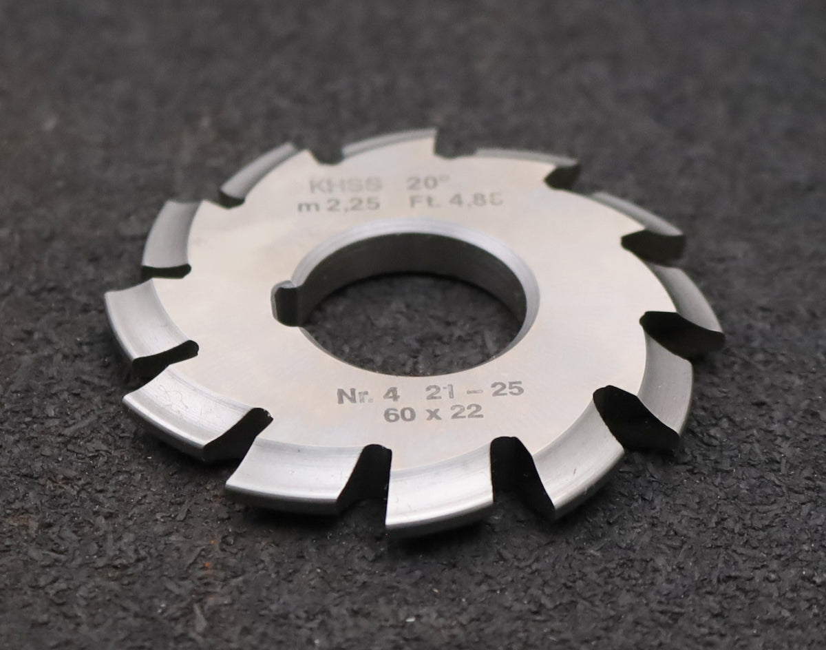 DOLD Zahnformfräser m= 2mm No. 3 für Z= 17-20 EGW 15° 60x22mm mit LKN DOLD Zahnformfräser m= 2mm No. 3 für Z= 17-20 EGW 15° 60x22mm mit LKN