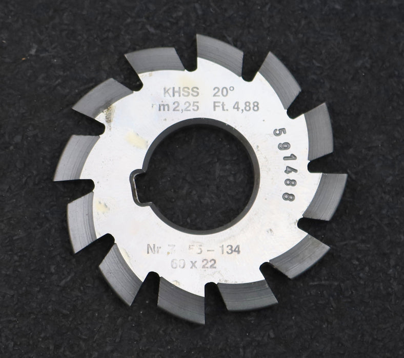 Bild des Artikels DOLD-Zahnformfräser-m=-2,25mm-No.-7-für-Z=-55-134-EGW-20°-gear-profile-cutter
