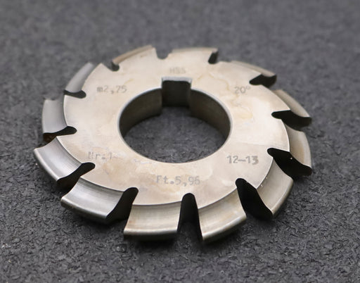 Bild des Artikels DOLD-Zahnformfräser-m=-2,75mm-No.-1-für-Z=-12-13-EGW-20°-gear-profile-cutter