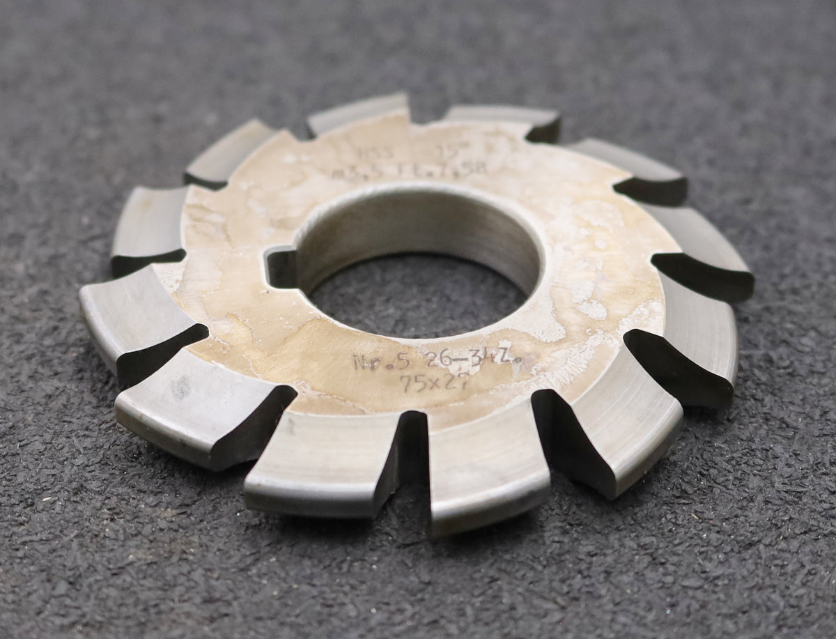 DOLD Zahnformfräser m= 3,5mm No. 5 für Z= 26-34 EGW 15° gear profile c ...