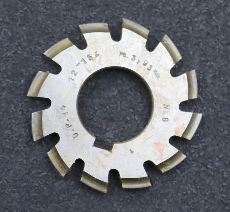 Bild des Artikels DOLD-Zahnformfräser-D.P.=-14-No.-8-für-Z=-12-13-EGW-14-1/2°-gear-profile-cutter