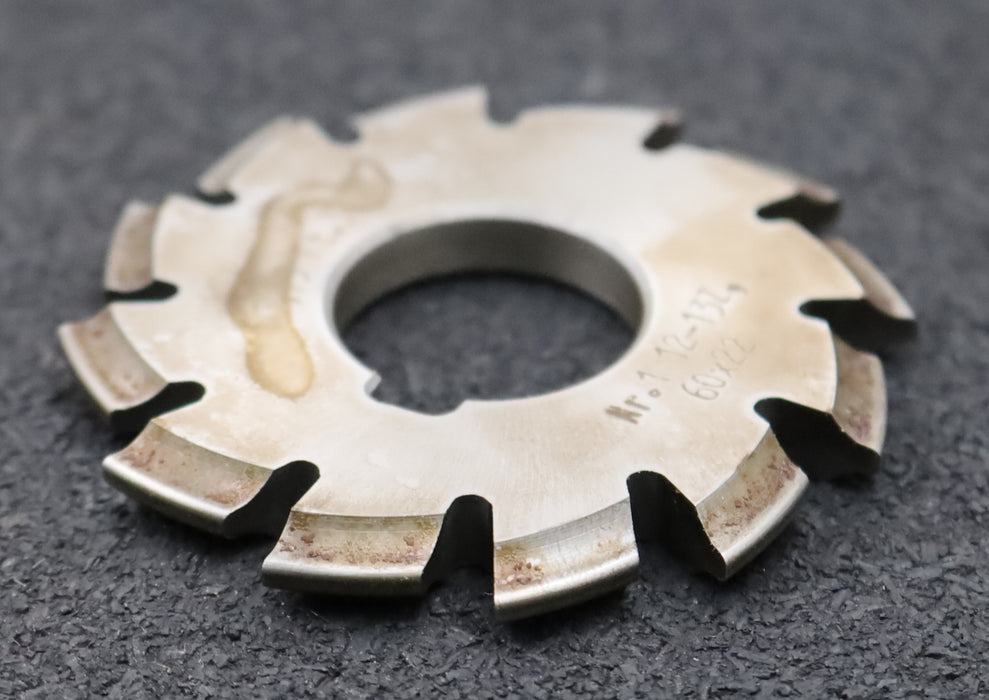 Bild des Artikels DOLD-Zahnformfräser-m=-1,75mm-No.-1-für-Z=-12-13-EGW-15°-gear-profile-cutter