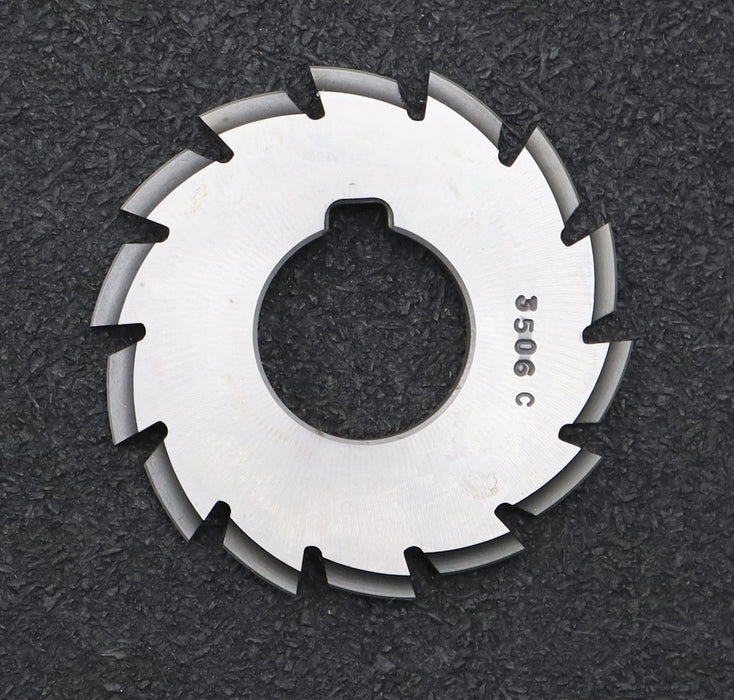 Bild des Artikels DOLD-Viertelrund-Formfräser-konkav-Radiusfräser-Radius-2,5mm-Schnitt:-rechts