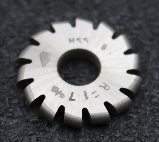 Bild des Artikels DOLD-Halbrund-Formfräser-konvex-Radiusfräser-Radius-1,7mm-Spannwinkel-6°